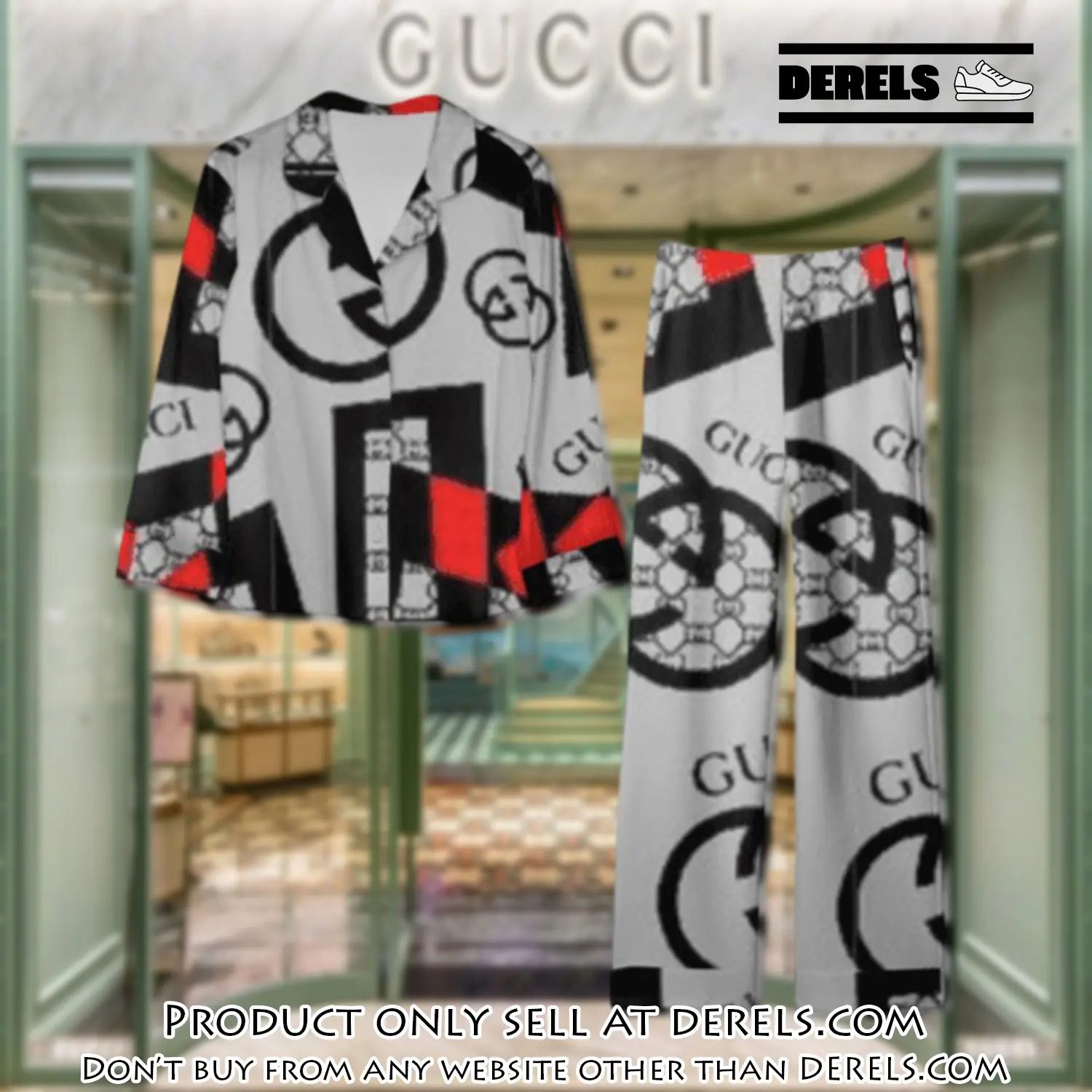 Trending luxury gc satin pajama set pjs1052 dr3440977